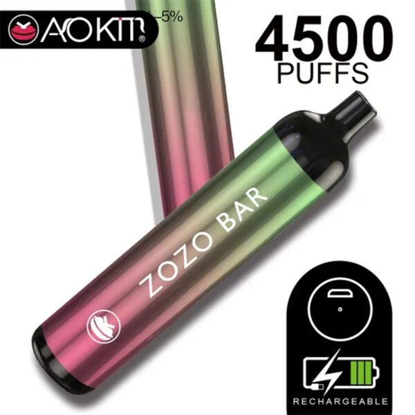 Akoit ZOZO Bar 4500 Puffs Disposable Vape Wholesale Recharge