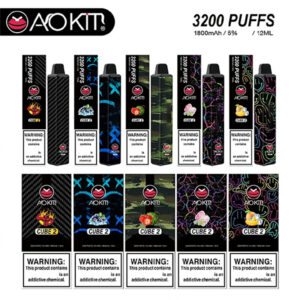 Aokit Cube 2 3200 Puffs Disposable Vape Wholesale 5 Flavors