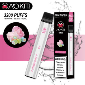 Aokit Cube 3200 Puffs Disposable Vape Wholesale Cotton Candy