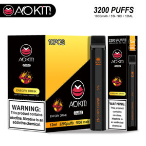 Aokit Cube 3200 Puffs Disposable Vape Wholesale Energy Drink Flavors