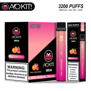 Aokit Cube 3200 Puffs Disposable Vape Wholesale Pink lemonade Flavors