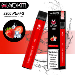 Aokit Cube 3200 Puffs Disposable Vape Wholesale Strawberry Ice