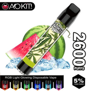 Aokit Lux 2600 puffs Disposable Vape Wholesale Lush Ice Flavors