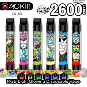 Aokit Lux 2600 puffs Disposable Vape Wholesale Multiple flavors