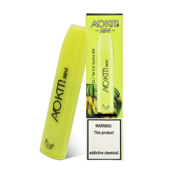 Aokit MINI 2 Version 600 Puffs Disposable Vape Wholesale Banana flavors