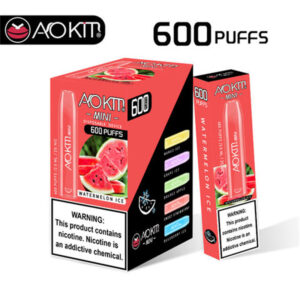 Aokit MINI 2 Version 600 Puffs Disposable Vape Wholesale Watermelon Ice