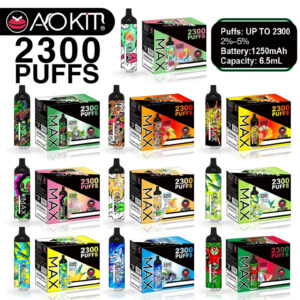 Aokit Max 2300 Puffs Disposable Vape Wholesale 10 flavors