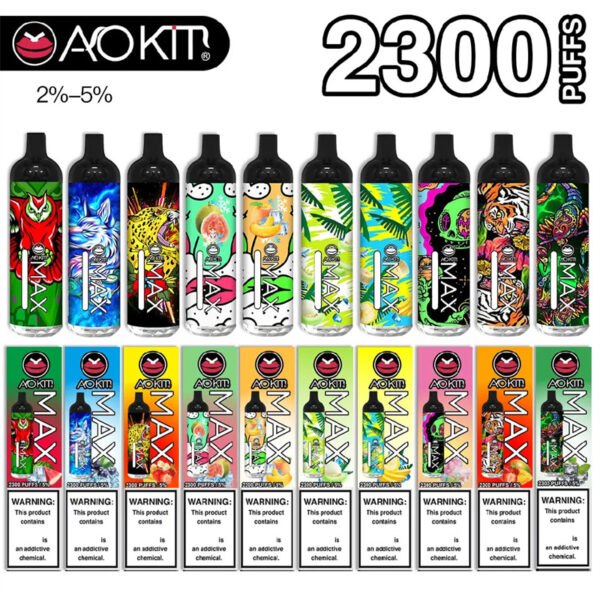 Aokit Max 2300 Puffs Disposable Vape Wholesale