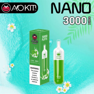 Aokit NANO 3000 Puffs Disposable Vape Wholesale Cool Mint