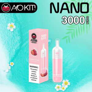 Aokit NANO 3000 Puffs Disposable Vape Wholesale Strawberry Ice Cream