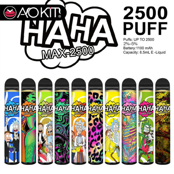 HAHA MAX 2500 Puffs Disposable Vape Wholesale