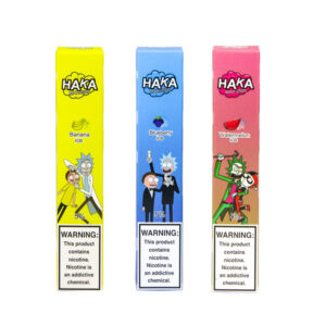 HAHA MAX 2500 Puffs Disposable Vape Wholesale Banana and Blueberry Watermalon Ice