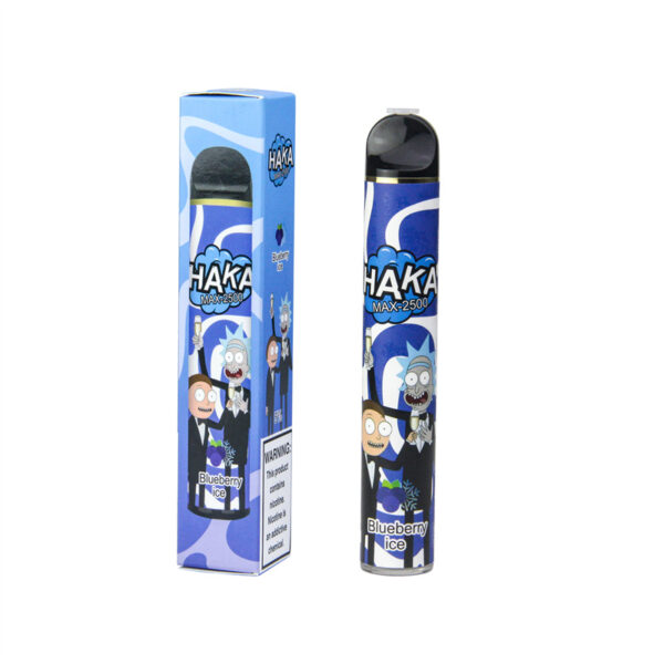 HAHA MAX 2500 Puffs Disposable Vape Wholesale Blueberry Ice Flavors