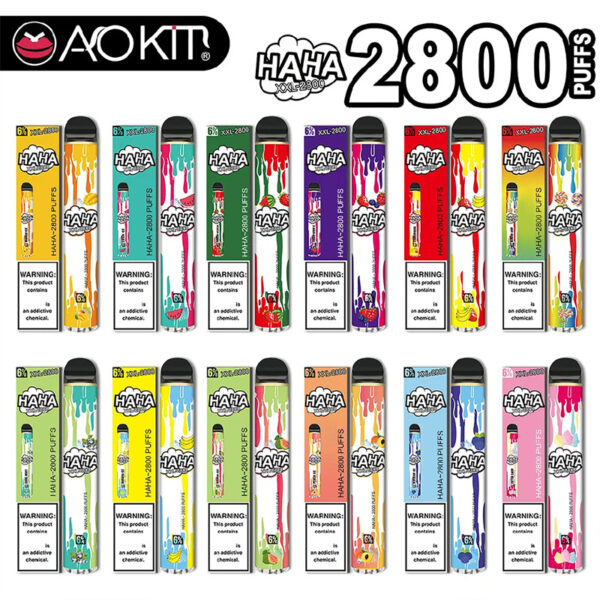 HAHA XXL 2800 Puffs Disposable Vape Wholesale Flavors