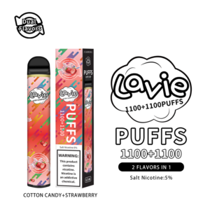 Lavie Bar 2200 Puffs Disposable Vape cotton candystrawberry