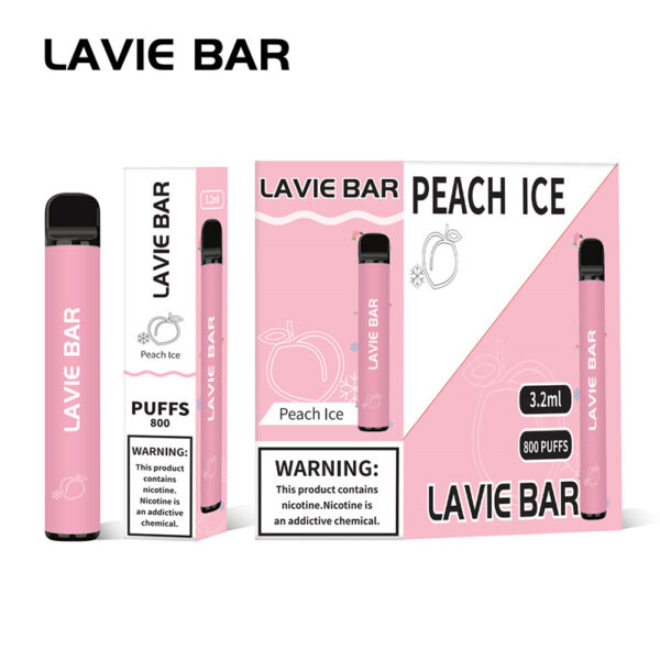 Lavie Bar 800 Puffs Disposable Vape Wholesale Peach ice