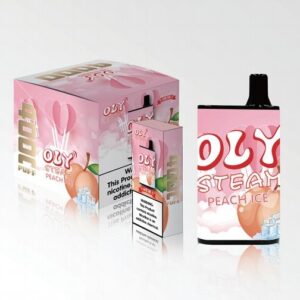 Oly Steam 4000 Puffs Disposable Vape PEACH ICE