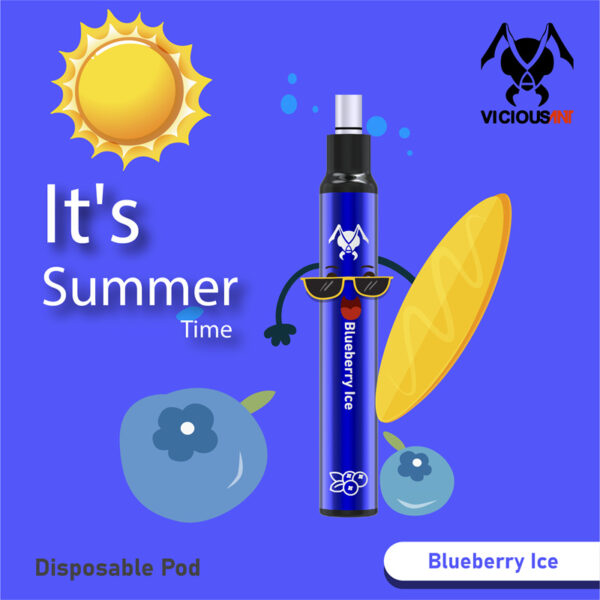 Viciousant 1000 Puffs Disposable Vape Wholesale Blueberry Ice Good Flavors