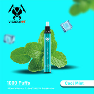 Viciousant 1000 Puffs Disposable Vape Wholesale Cool Mint Flavors Good