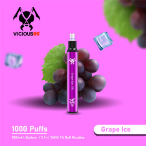 Viciousant 1000 Puffs Disposable Vape Wholesale Grape Ice Flavors