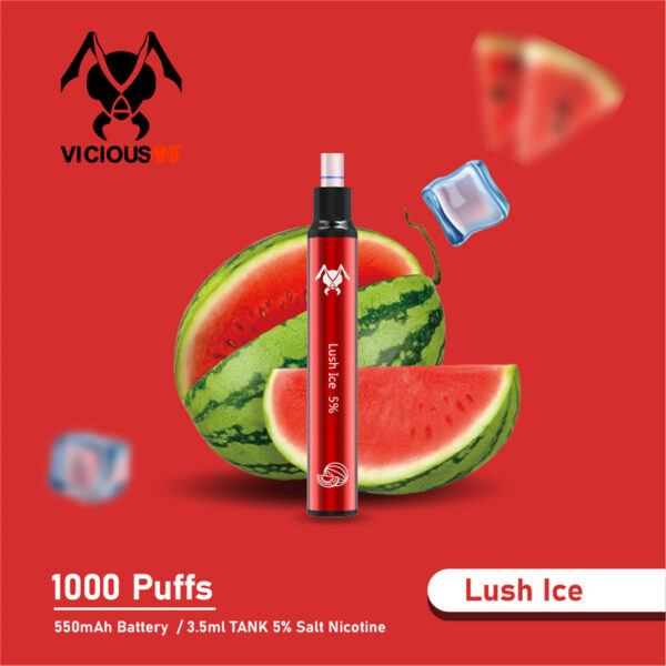 Viciousant 1000 Puffs Disposable Vape Wholesale Lush Ice Flavors