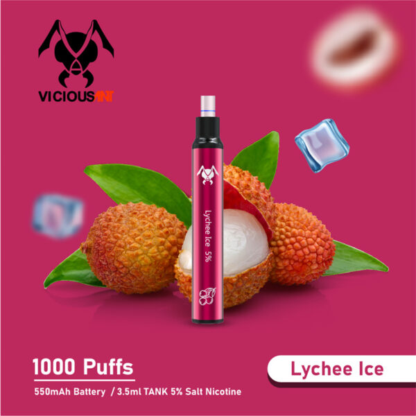 Viciousant 1000 Puffs Disposable Vape Wholesale Lychee Ice