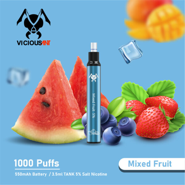 Viciousant 1000 Puffs Disposable Vape Wholesale Mixed Fruit Flavors Good