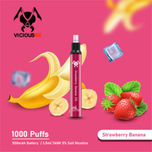 Viciousant 1000 Puffs Disposable Vape Wholesale Strawberry Banana Flavors