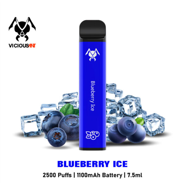 Viciousant 2500 Puffs Disposable Vape Wholesale Blueberry Ice Flavors
