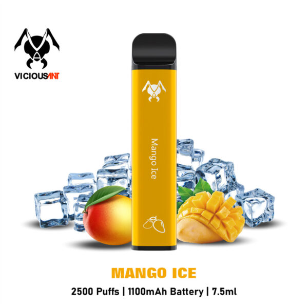 Viciousant 2500 Puffs Disposable Vape Wholesale Mango Ice Good Flavors