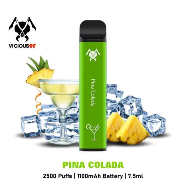 Viciousant 2500 Puffs Disposable Vape Wholesale Pina Colada Flavors