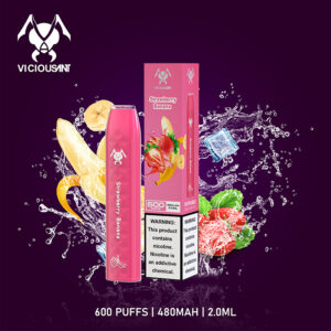 Viciousant 600 Puffs Disposable Vape Wholesale Strawberry Banana Good Flavors