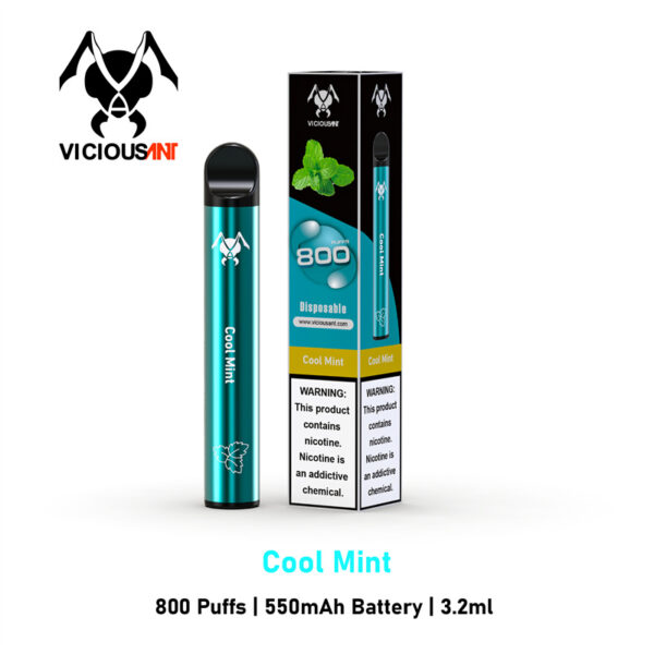 Viciousant 800 Puffs Disposable Vape Wholesale Cool Mint Flavors