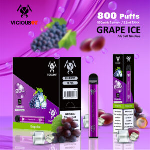 Viciousant 800 Puffs Disposable Vape Wholesale Grape Ice