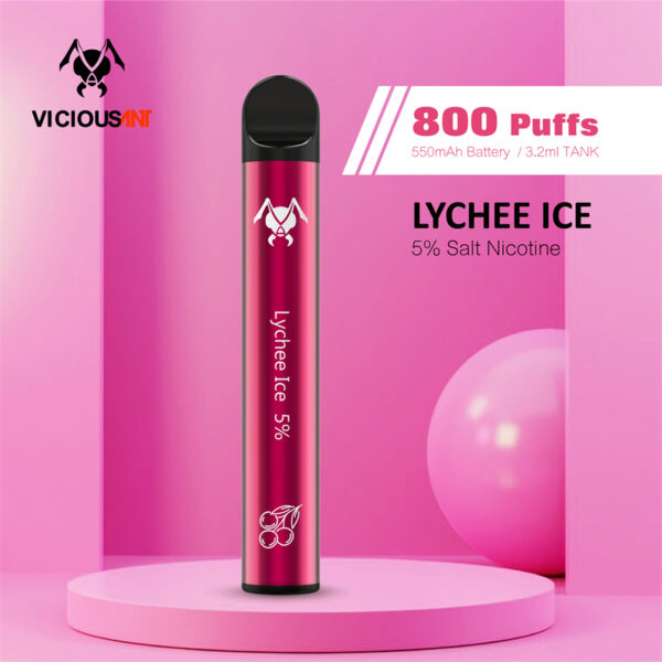 Viciousant 800 Puffs Disposable Vape Wholesale Lychee Ice Good Flavors