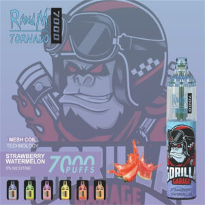 RandM Tornado 7000 Disposable Vape Wholesale Strawberry Watermelon Flavors