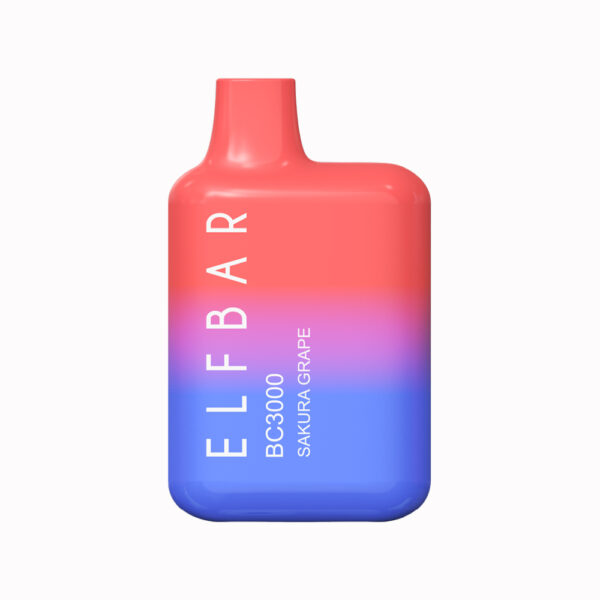 ELF BAR BC3000 Puffs Disposable Vape Wholesale Sakura Grape