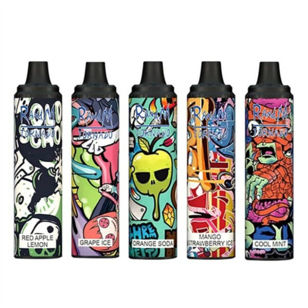 RANDM TORNADO 6000 Puffs Airflow Control Disposable Vape Wholesale 5 Flavors