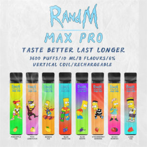 RandM Max Pro 3600 Puffs Disposable Vape Wholesale