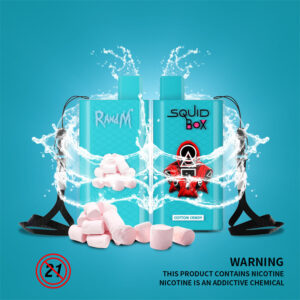 RandM Squid Box 5200 Puffs Disposable Vape Wholesale Cotton Candy