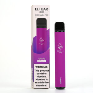 ELF BAR 800 Puffs Disposable Vape Wholesale Grape Flavors