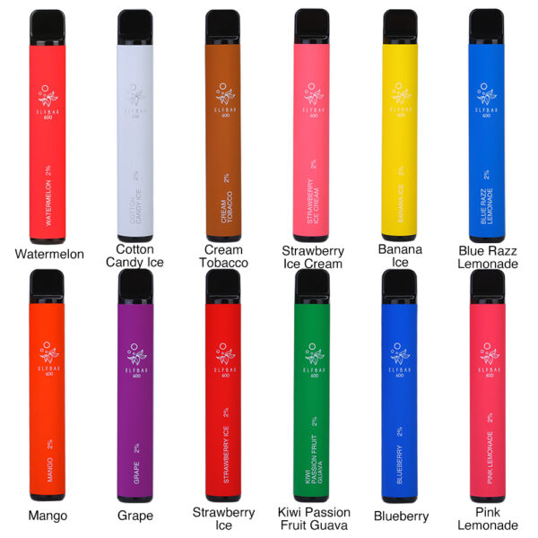 ELF Bar 600 Puffs Disposable Vape Wholesale All Flavors