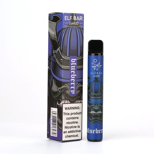 Elf Bar Lux 800 Puffs Disposable Vape Wholesale Blueberry Flavors