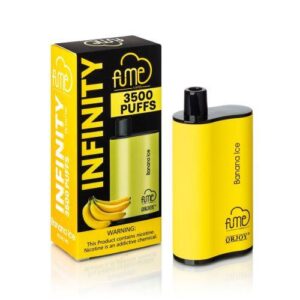 Fume Infinity 3500 Puffs Disposable Vape Wholesale Banana Ice