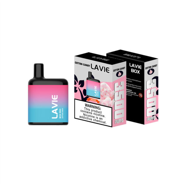 LAVIE BOX 3500 Puffs Disposable Vape Wholesale Cotton Candy