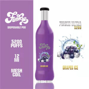 FUNKIE ULTRA 5200 Puffs Disposable Vape Wholesale Grapes Ice Flavors