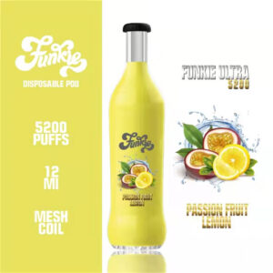 FUNKIE ULTRA 5200 Puffs Disposable Vape Wholesale Passion Fruit Lemon Pakage