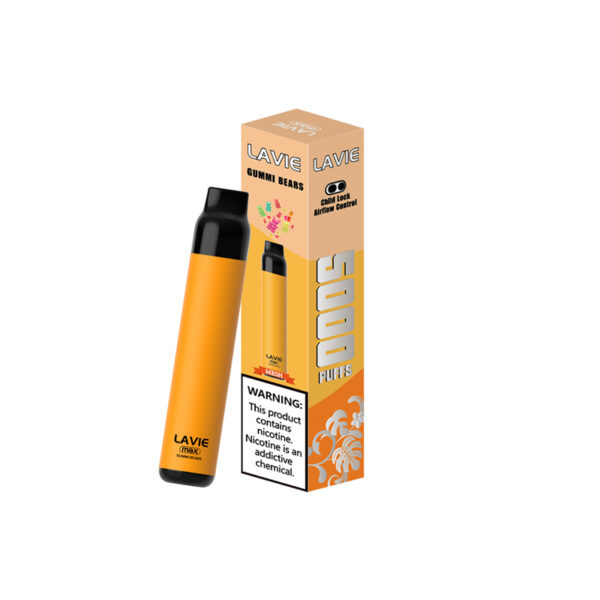 LAVIE MAX 5000 Puffs Disposable Vape Wholesale Gummi Bears Flavors