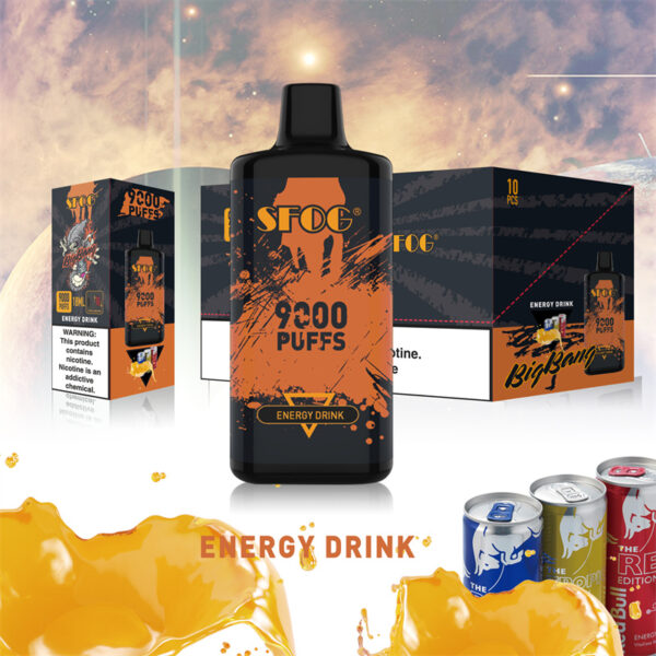 SFOG BIG BANG 9000 Puffs Disposable Vape Wholesale Energy Drink