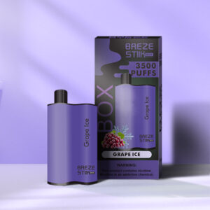 Breze Stiik BOX 3500 Puffs Disposable Vape Wholesale Grape Ice